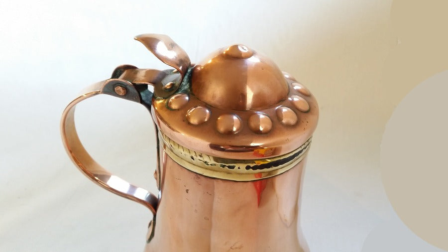 18thC Copper Drinking Vessel