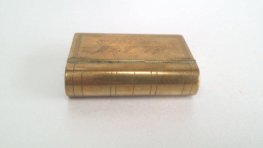 Brass Vesta / Match Case Box