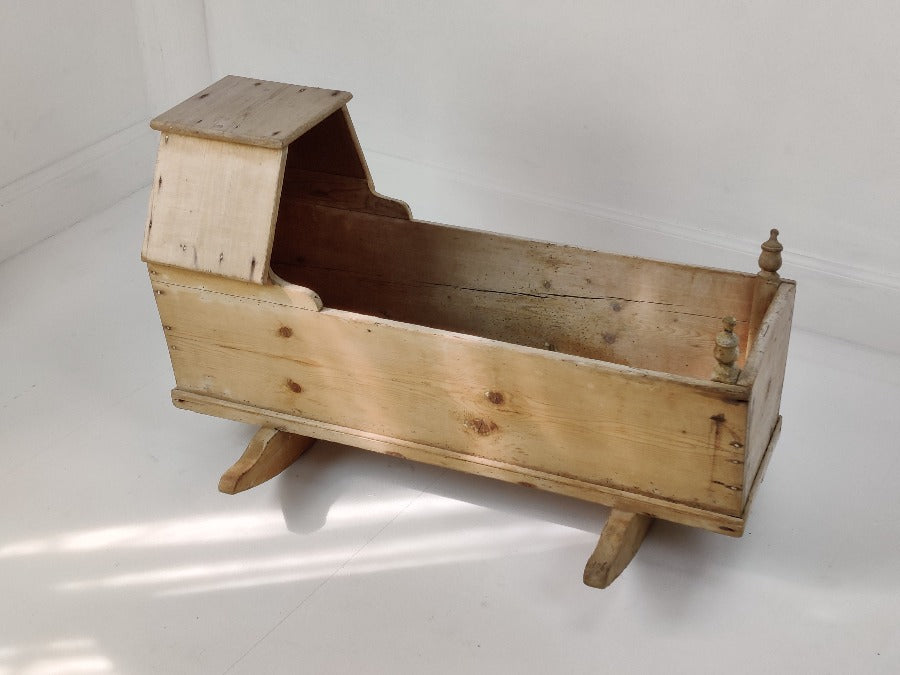 19thC Pine Crib