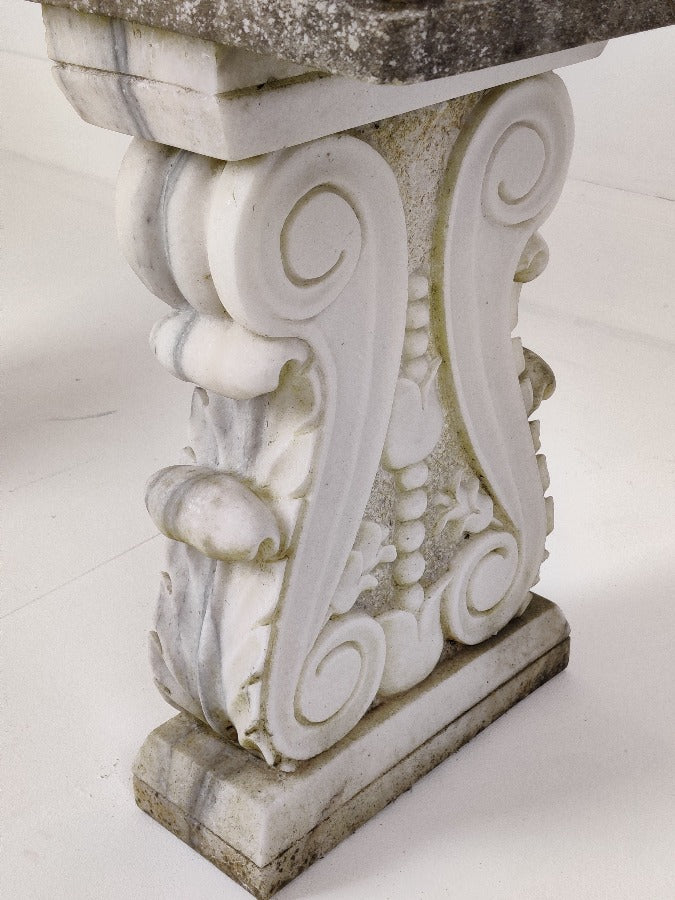 Marble Garden Seat
