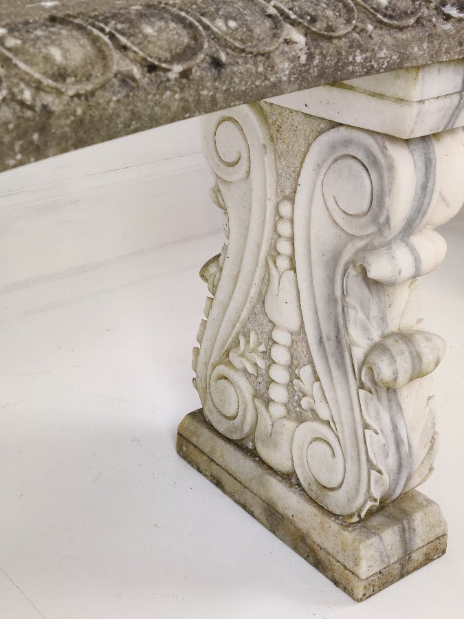 Marble Garden Seat