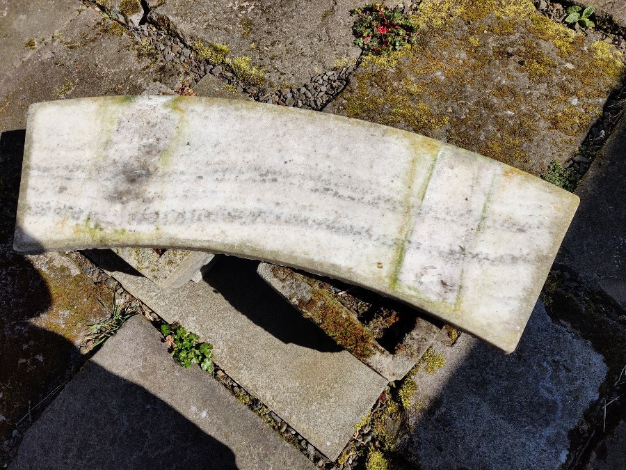 Marble Garden Seat