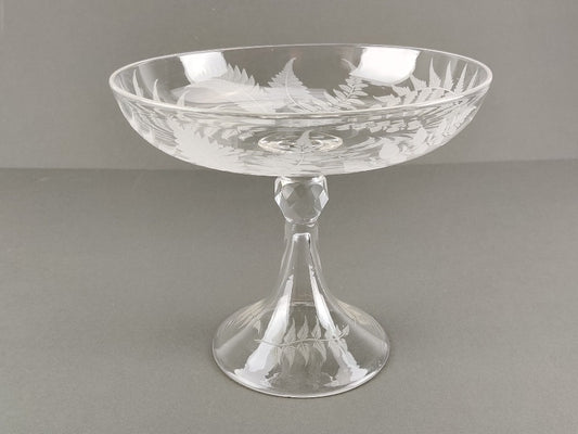 glass comport tazza