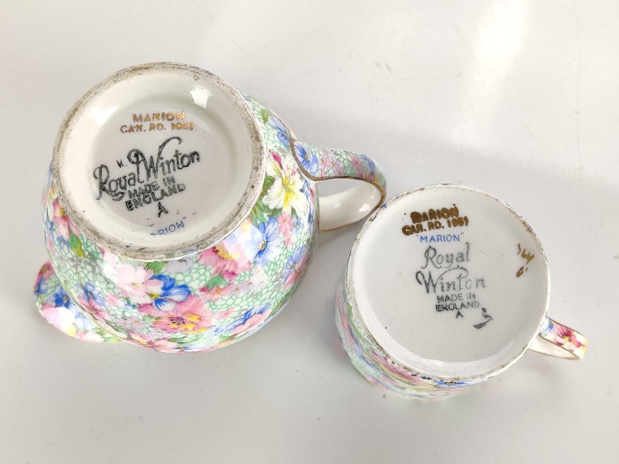 Coffee Set - Royal Winton Chintz