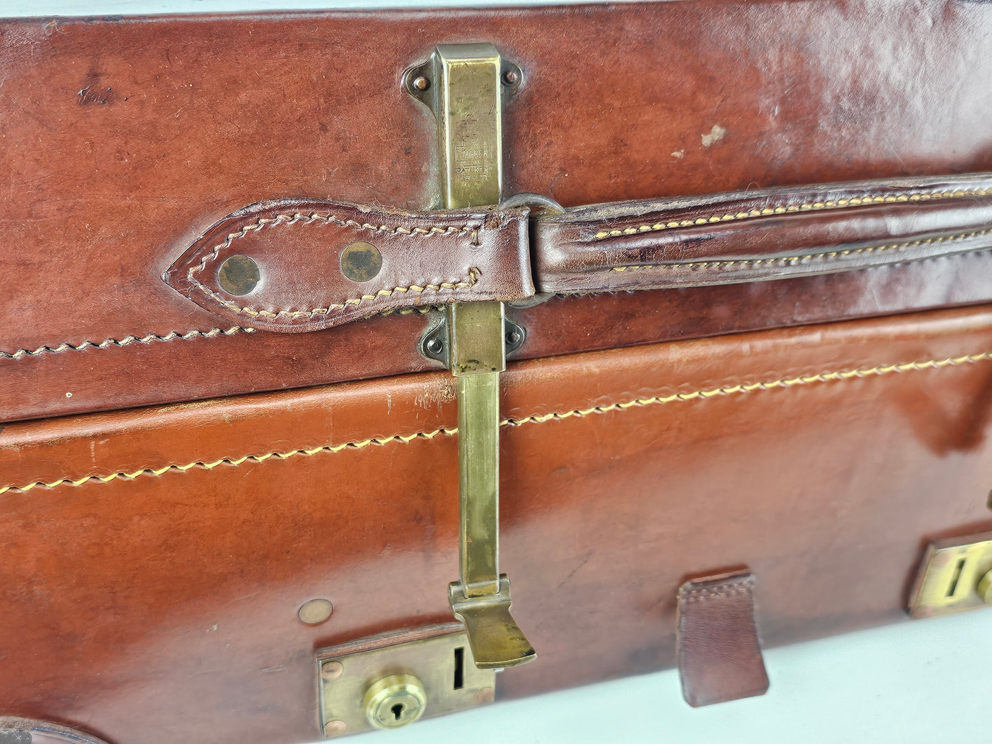 Leather Expanding Suitcase
