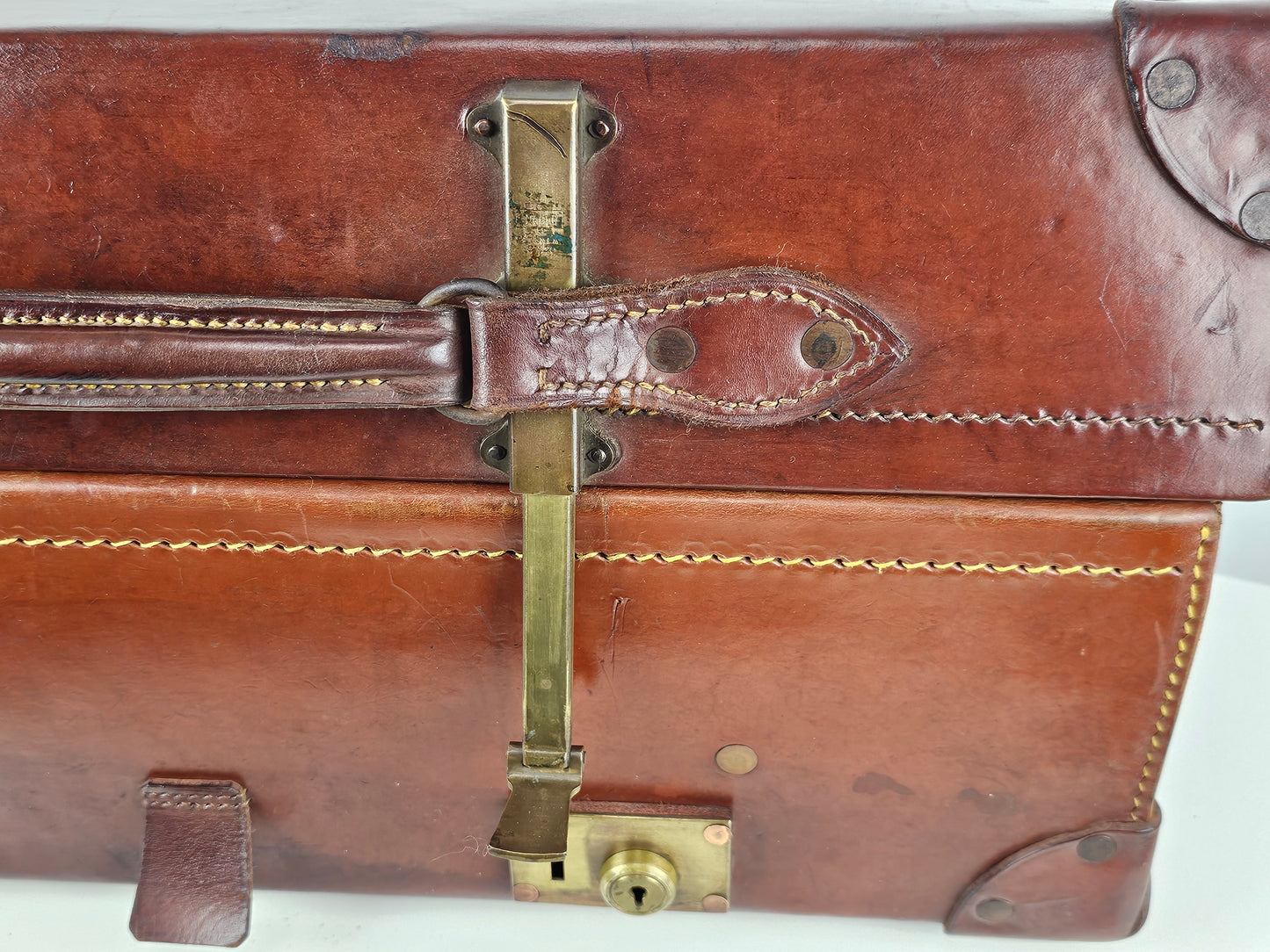 Leather Expanding Suitcase