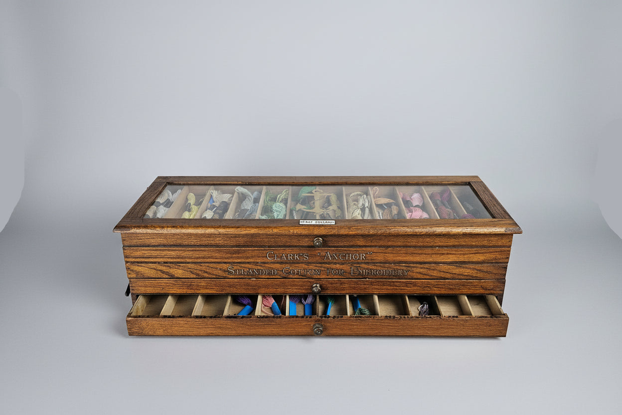 Clarks haberdashery sewing box