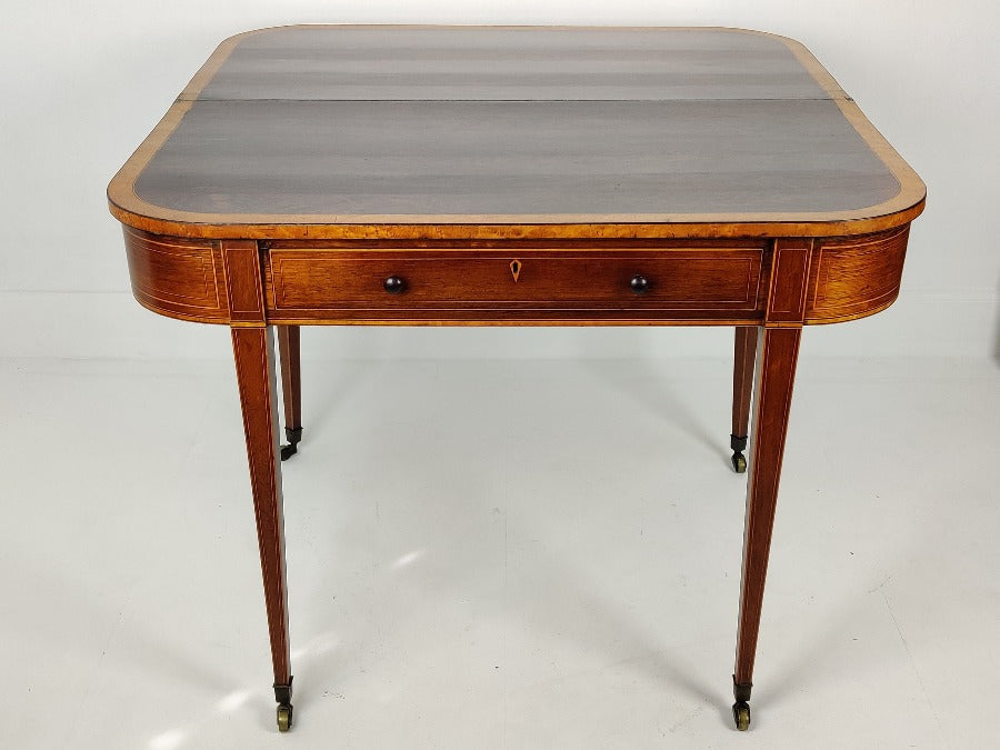 antique rosewood side table